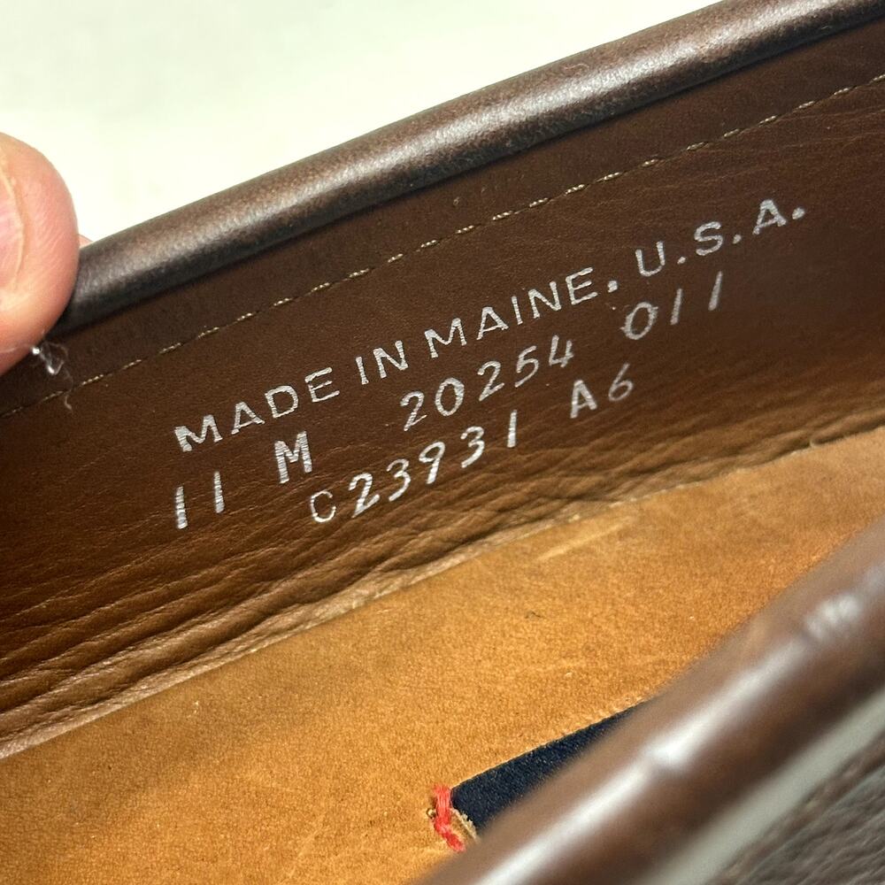 VGUC Rancourt & Co. x Cole Haan Pinch Penny Loafer Made in Maine USA 11 D - Picture 9 of 13